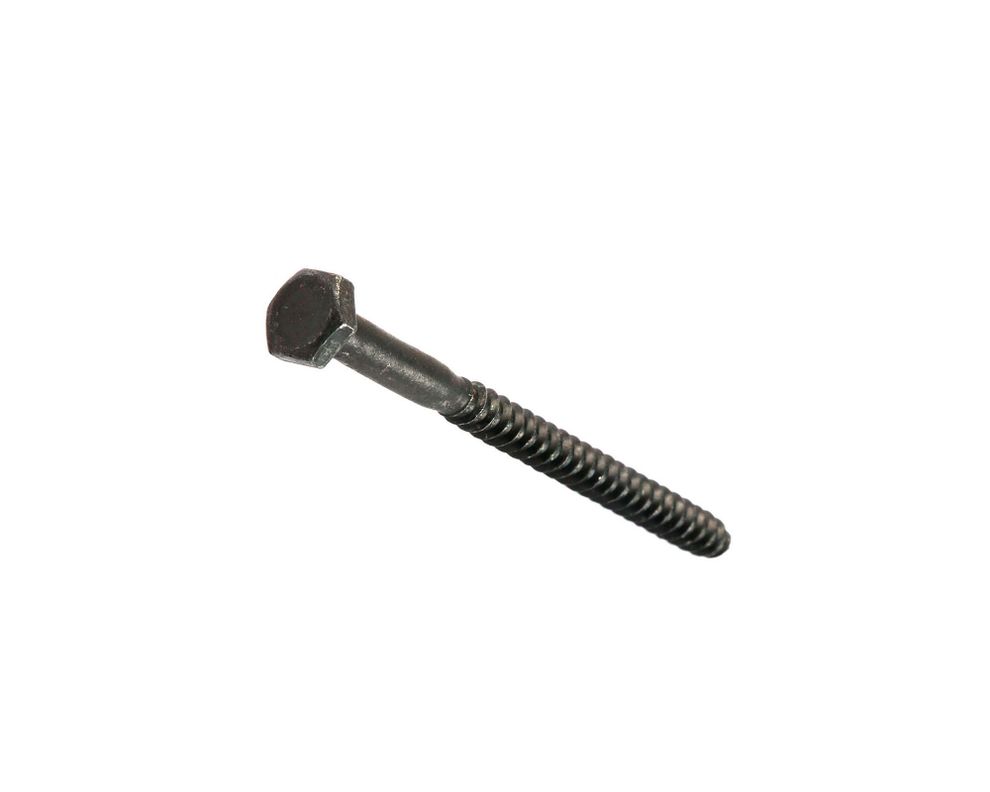 Tornillo Tirafondo 1/4x3 1/2''pavonado 2 unidades Imporper-0