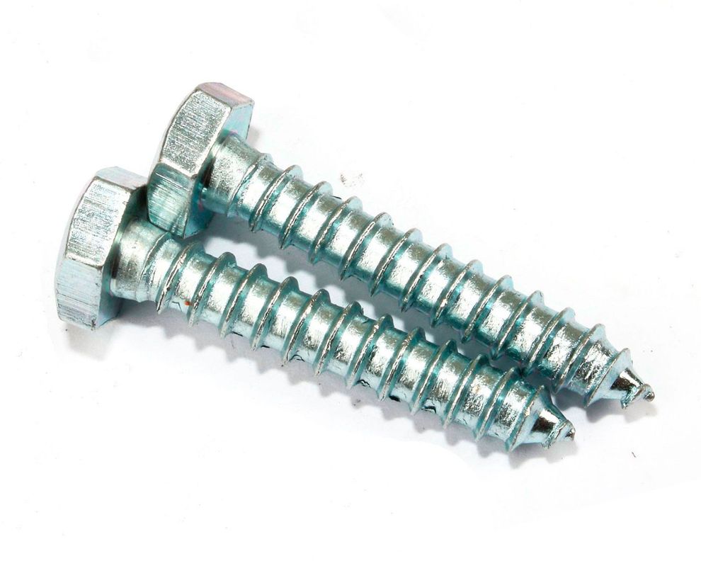 Tornillo Tirafondo 5/16 x 1 1/2''zincado 2 unidades Imporper.-0