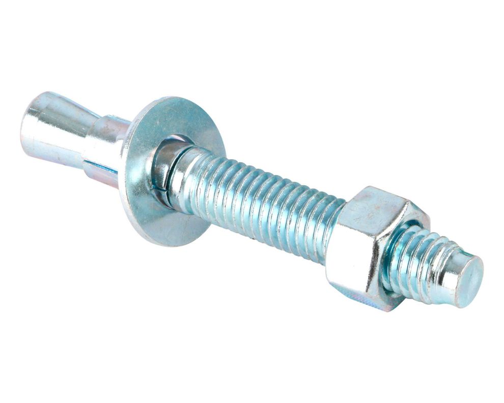 Perno de anclaje 1/2''x3 3/4'' zincado 10 unidades Imporper-0