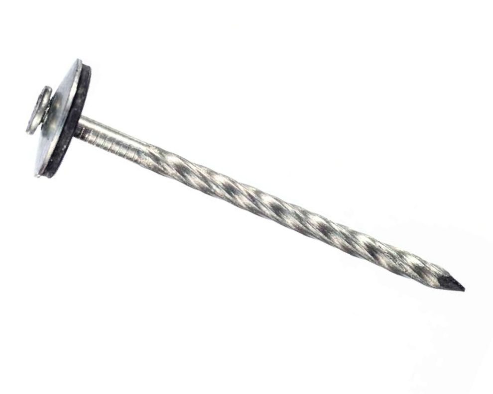 Clavo helicoidal 2 1/2'' para techo 50 unidades Inchalam