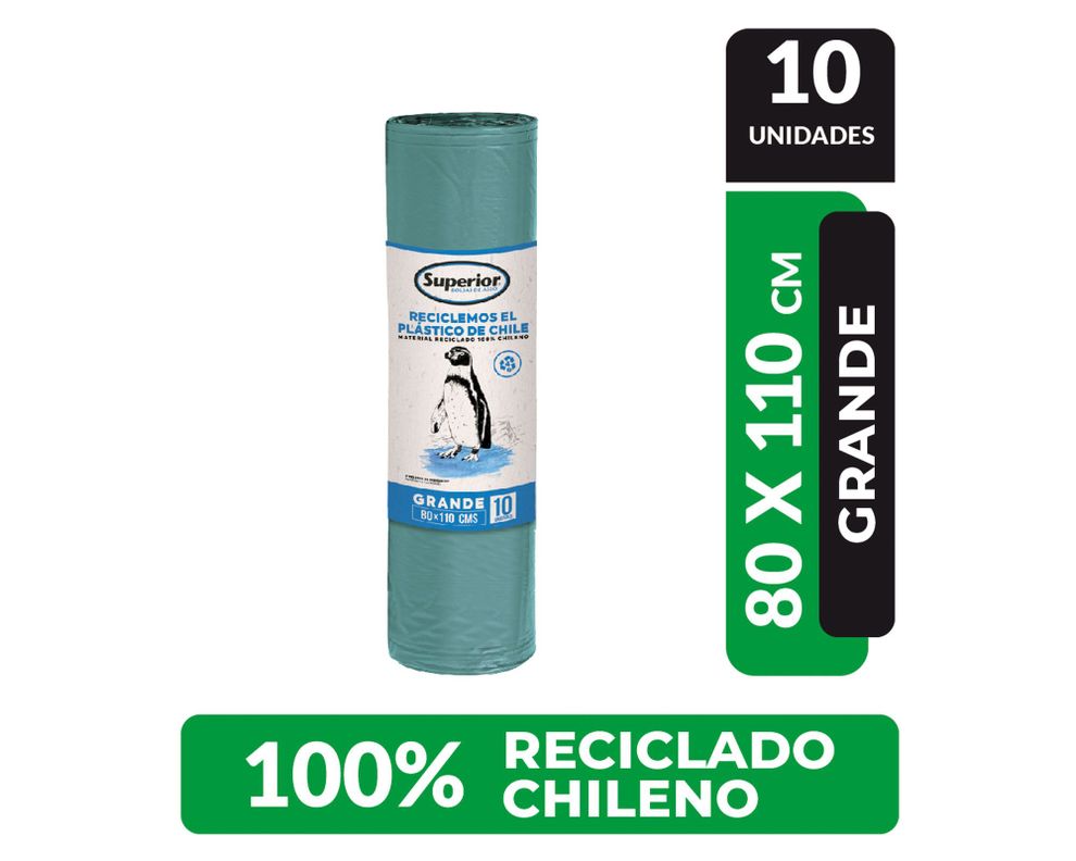 Bolsa basura rollo superior 80 x 110 10 unidades superior-0