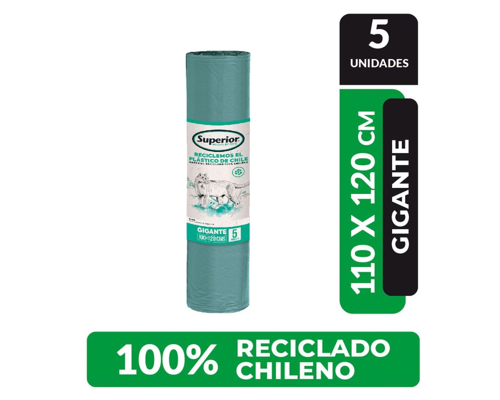 Bolsa de basura gigante 110 x 120 cms 5 unid superior-0
