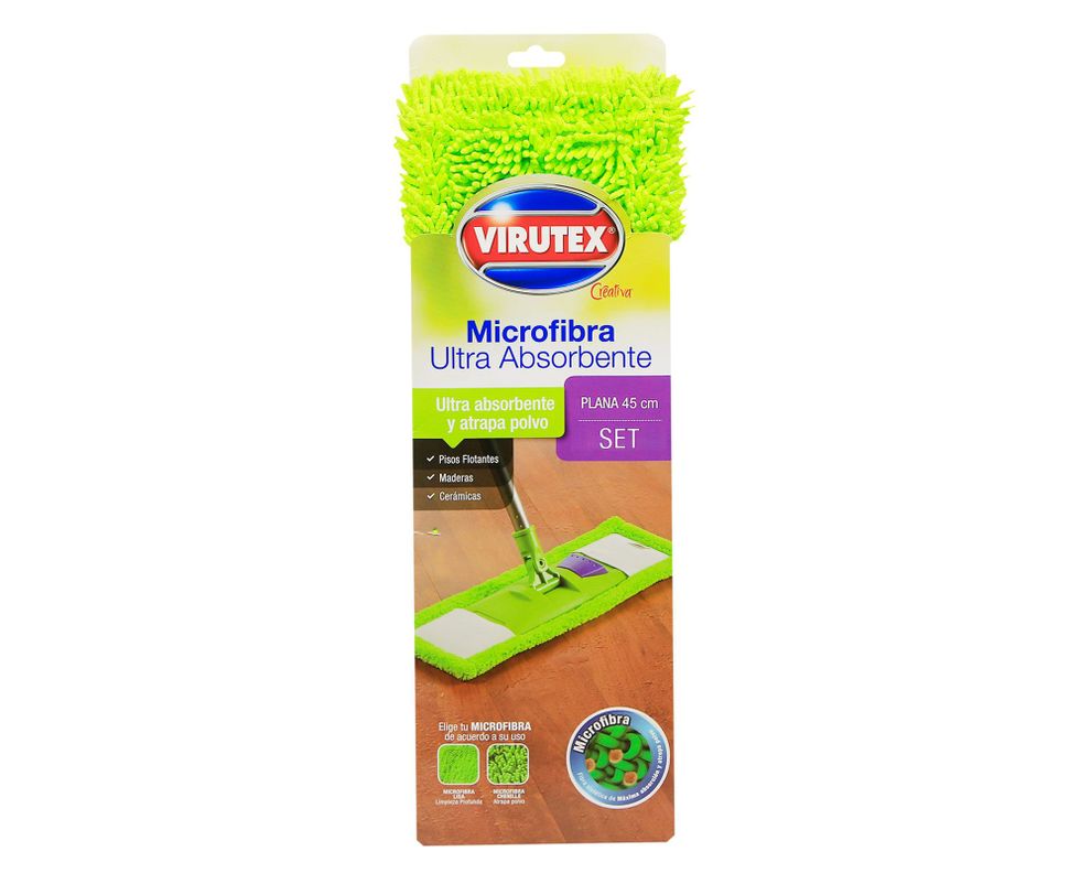 Mopa plana con mango perfect virutex-0