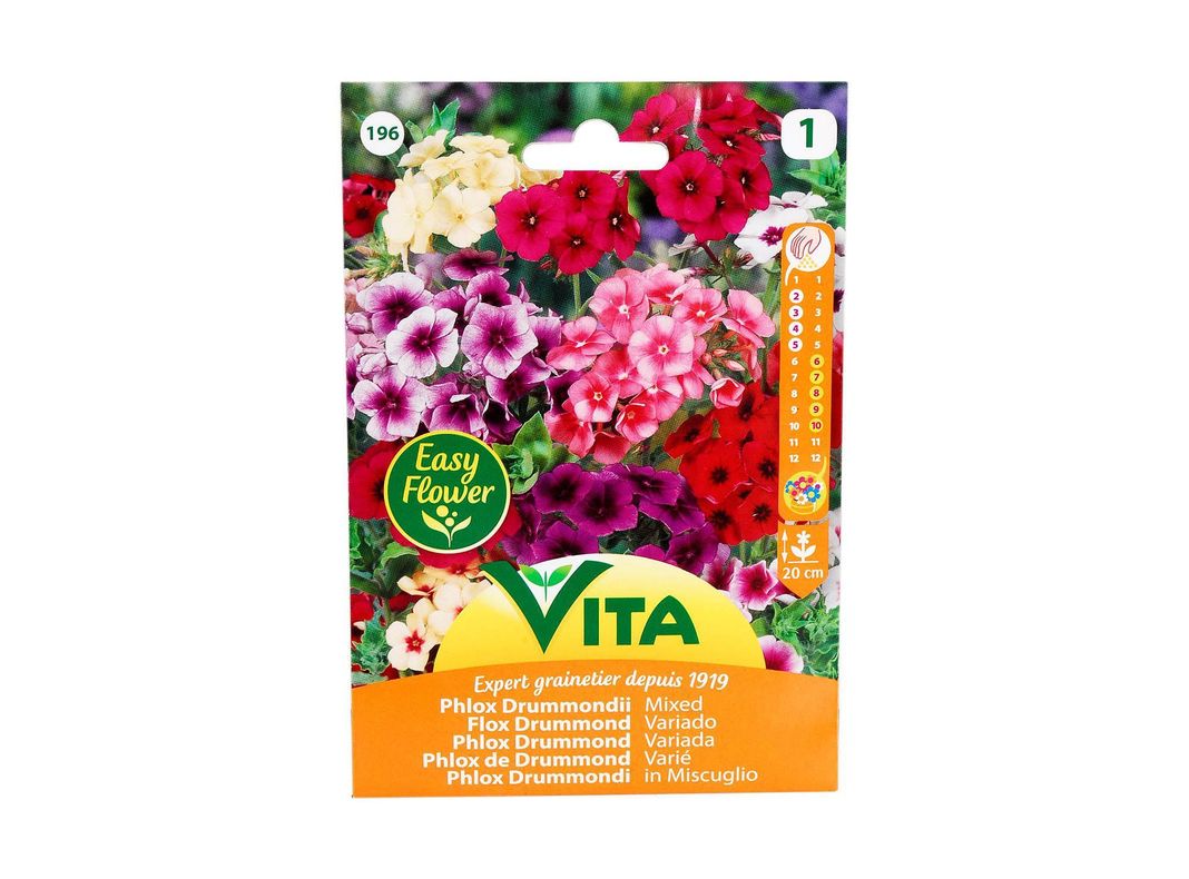 Semilla corriente flox drummond variado desinfectada x0.8 g vita-1