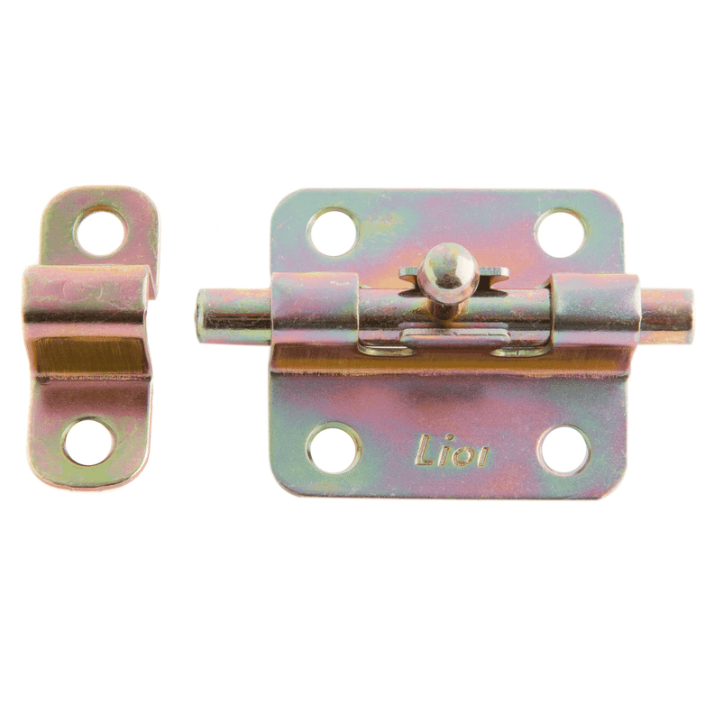Picaporte base recta 2 1/2'' 1078 zincado Lioi-0