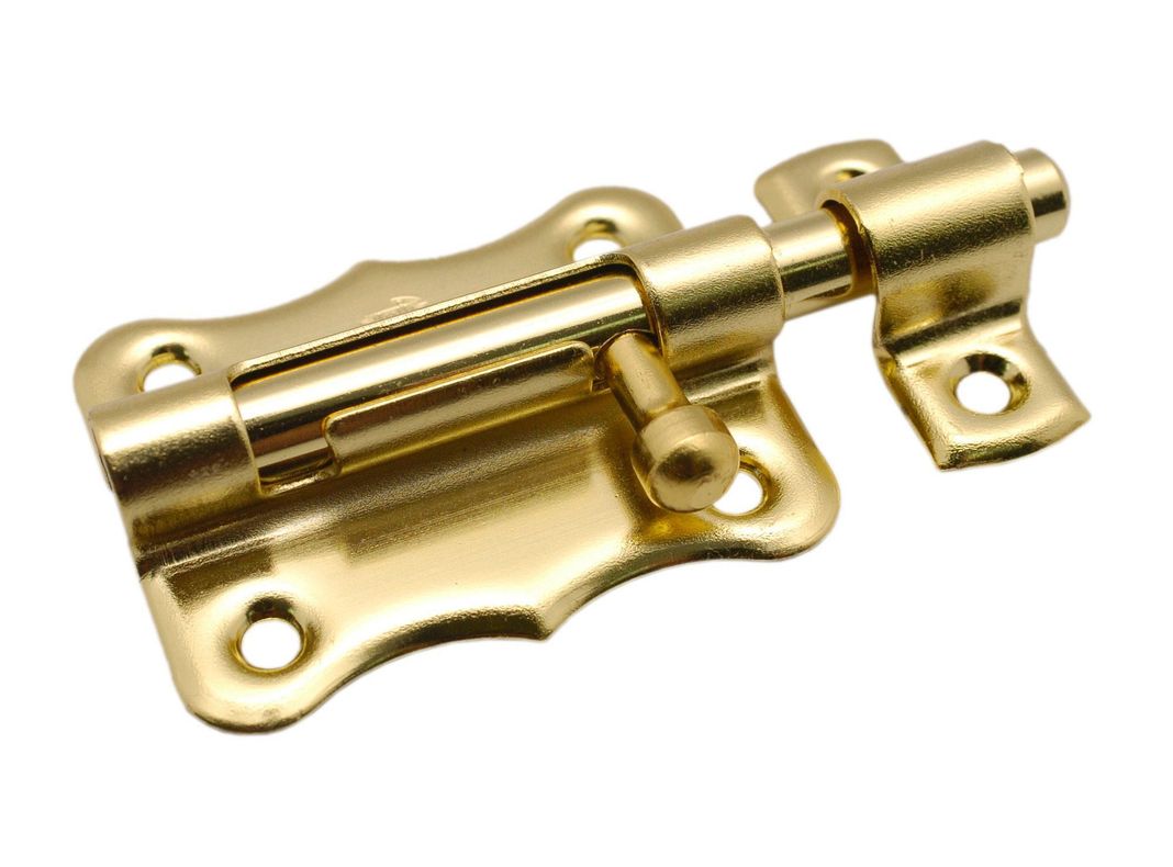 Picaporte base recta 2'' 1078 zincado Lioi.-0
