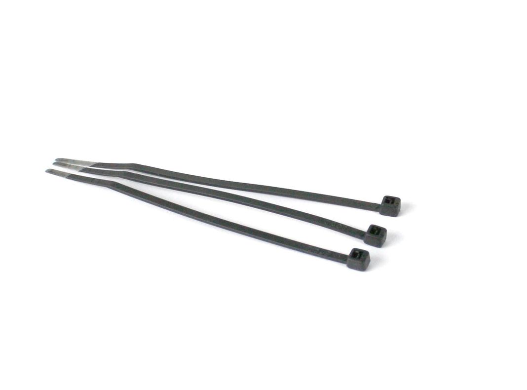 Amarra cable negro 100 x 2,5 mm (25 unid) Mec-0