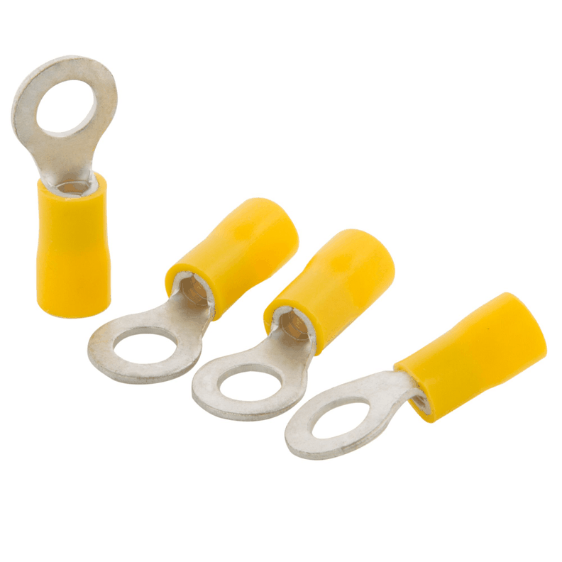 Terminal anillo 6,4 mm amarillo Mec-0
