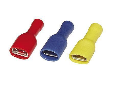 Terminal hembra totalmente aislada 6,8 mm azul Mec