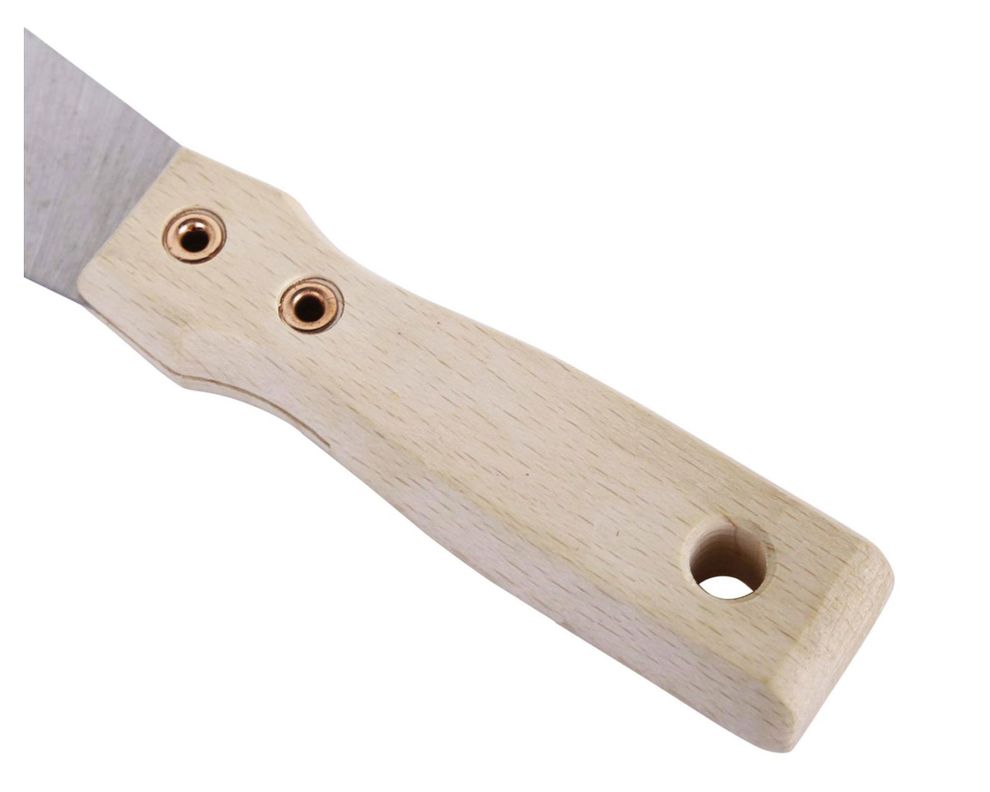 Espátula de acero 60 mm dentada Hela-2