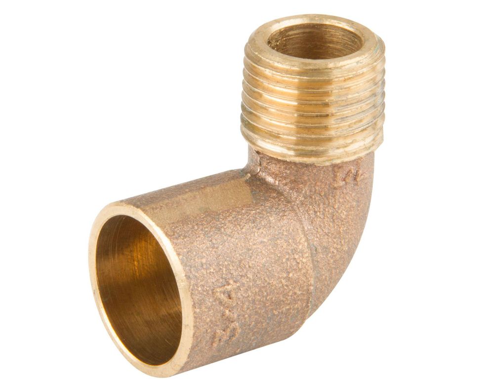 Codo bronce so he 3/4 x 1/2 Nibsa