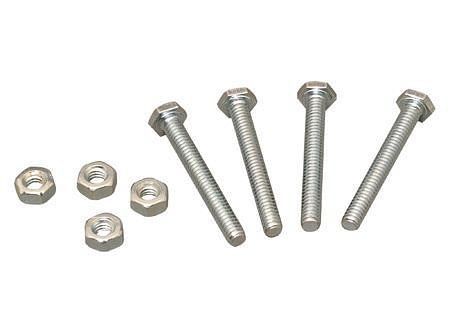 Perno hexagonal g2 con tuerca zb. 1/4'' x 2''. Easy Fix-0