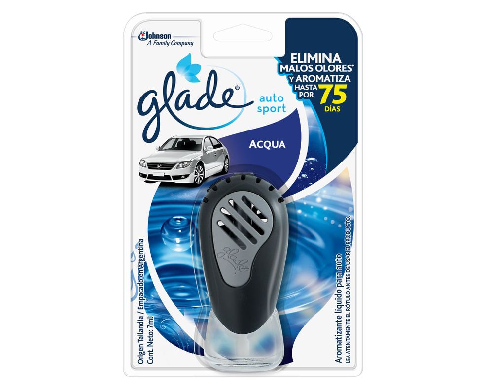 Aromatizante 7 ml Auto sport acqua Glade-0