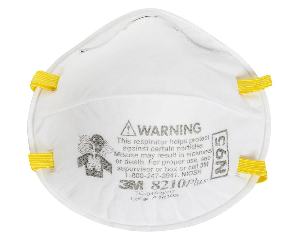 Respirador para partículas blanco 3M-1