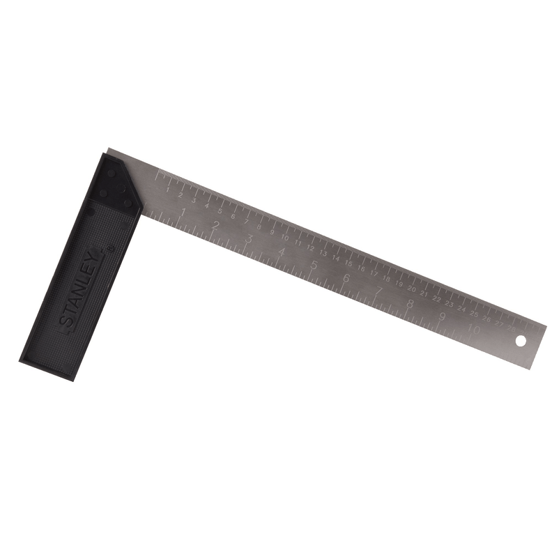 Escuadra economica 30,5 cm metálica gris Stanley-0