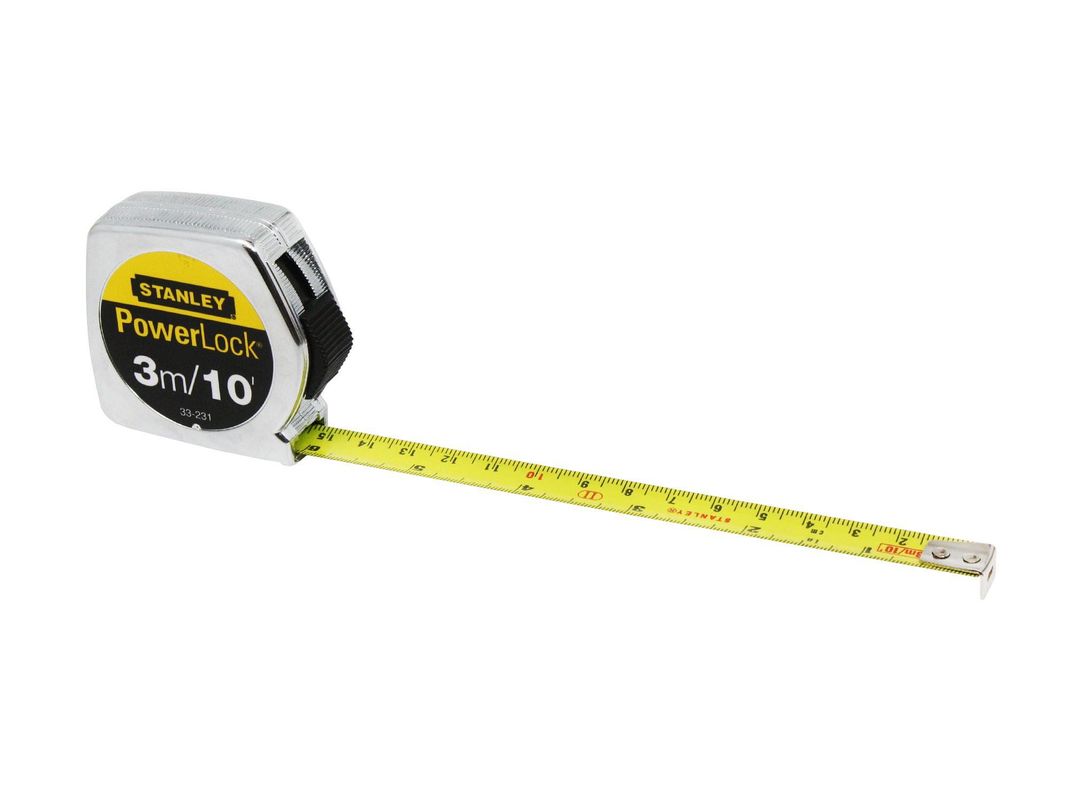Huincha de medir metálica largo 3.0m Stanley-0