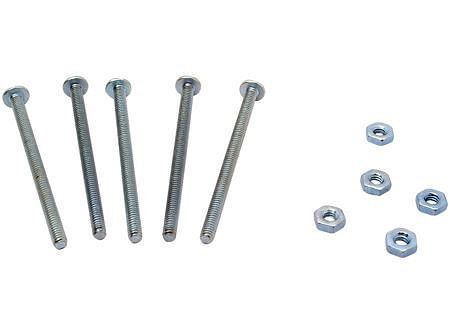 Perno cocina ranura combinada con tuerca zb. 1/8'' x 2''. Easy Fix-0