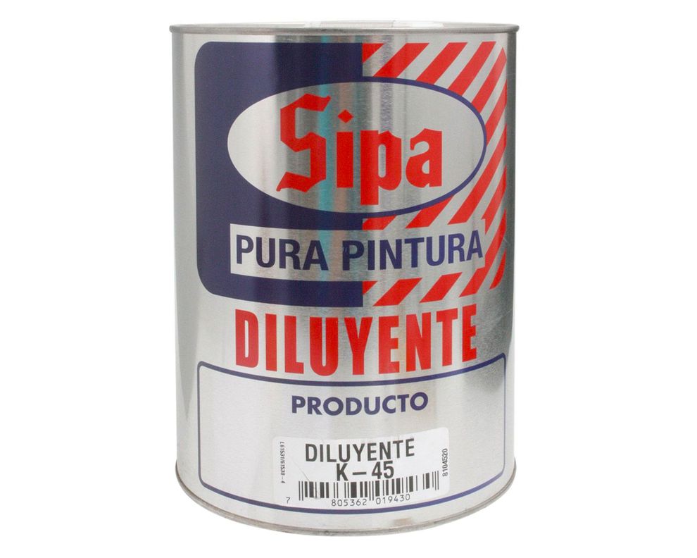 Diluyente piscina 1 galón K-45 Sipa-0