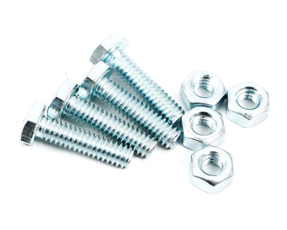 Perno hexagonal G2 nc 1/4x1 z con tuerca b4 Imporper-0