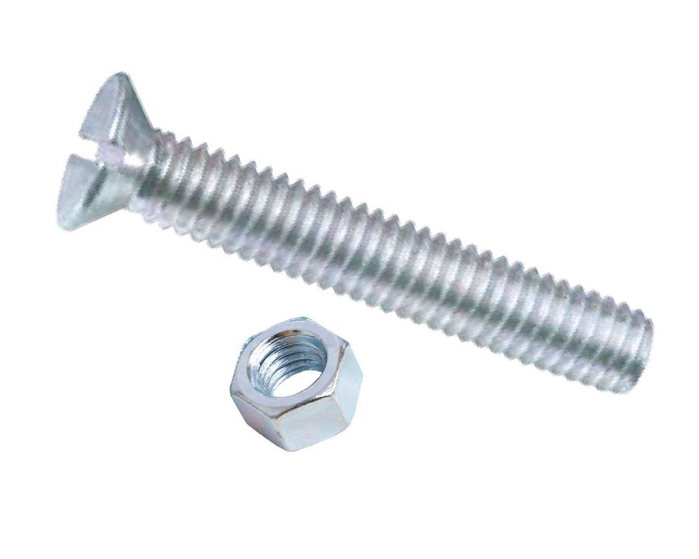 Perno ranura combinada 1/4x1/2 con tuerca b4 Imporper-0