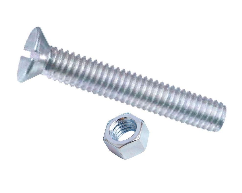 Perno cabeza plana 5/32x1 con tuerca b5 Imporper.-0