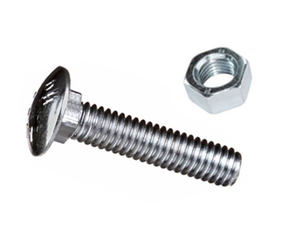 Perno coche 1/4'' x 11/2'' con tuerca blister 4 unidades Imporper-0