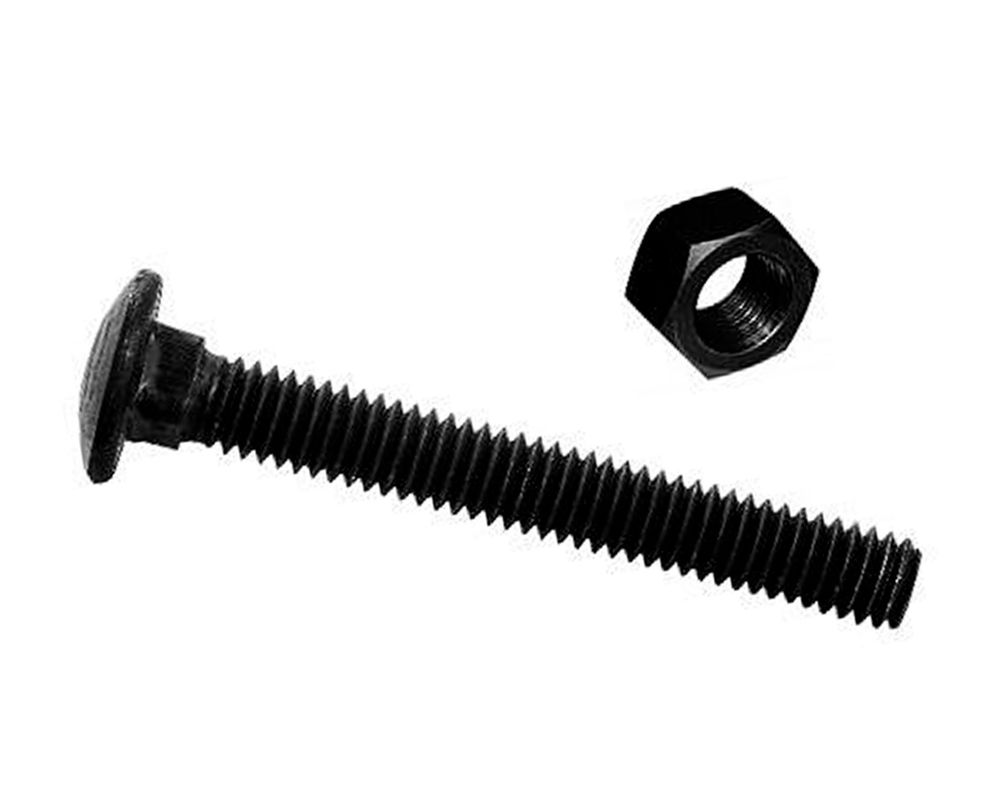 Perno coche 1/4'' x 4'' con tuerca blister 4 unidades Imporper-0