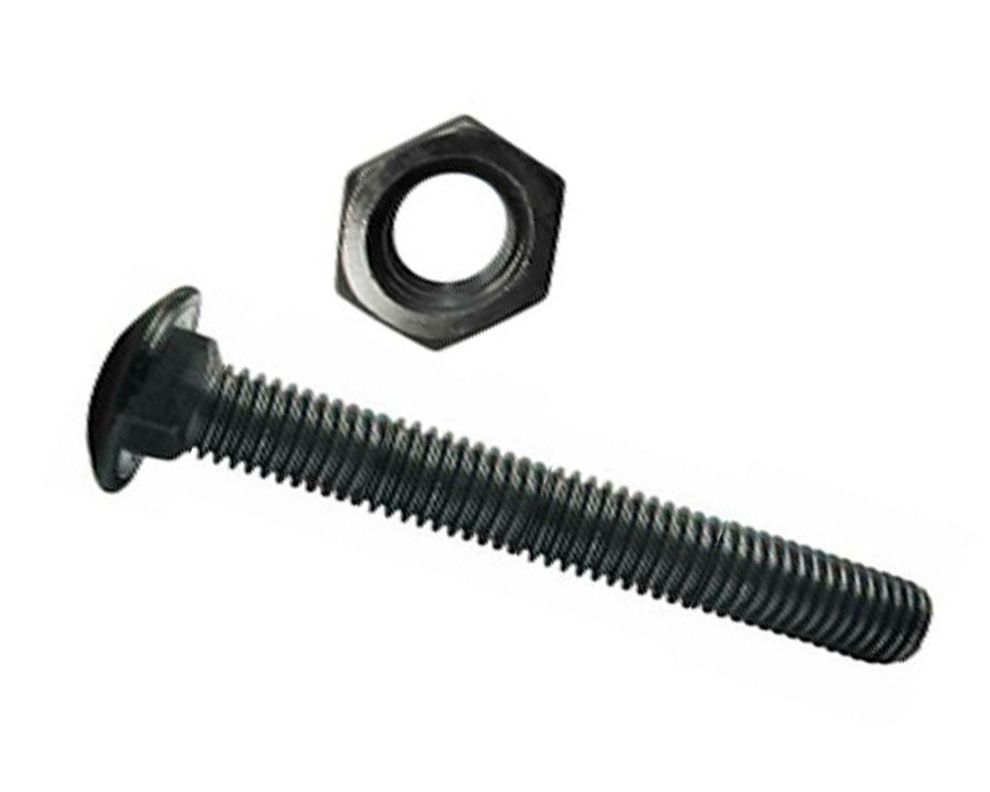 Perno Coche 5/16 x 5'' pavonado con tuerca 4 unidades Imporper-0