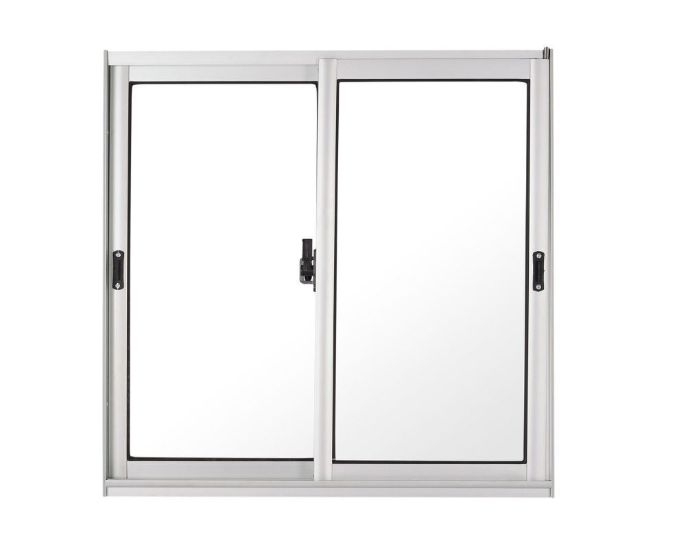 Ventana Aluminio 60x60 cm Corredera Curva Mate-1