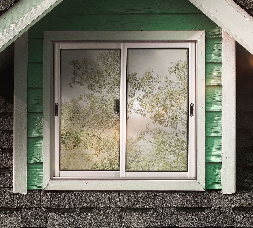 Ventana Aluminio 60x60 cm Corredera Curva Mate-0