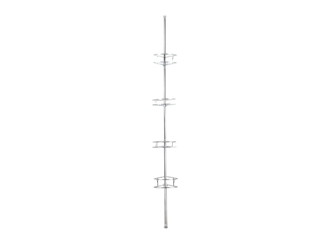 Organizador esquinero ducha 4 repisas inox Magla-0