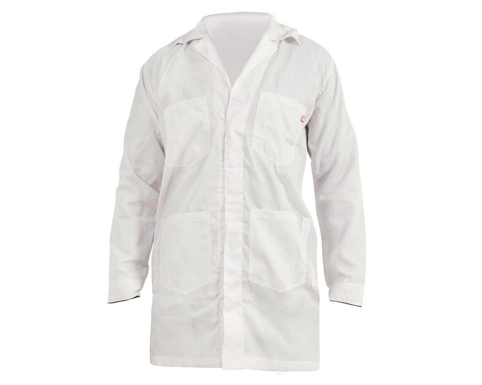 Cotona talla L Poplin blanco Alaska
