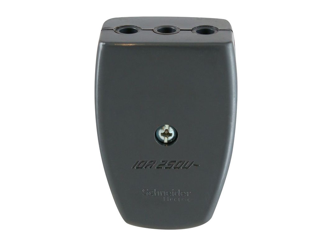 Enchufe hembra volante 10A 2 p + t  mouse noir Schneider-4