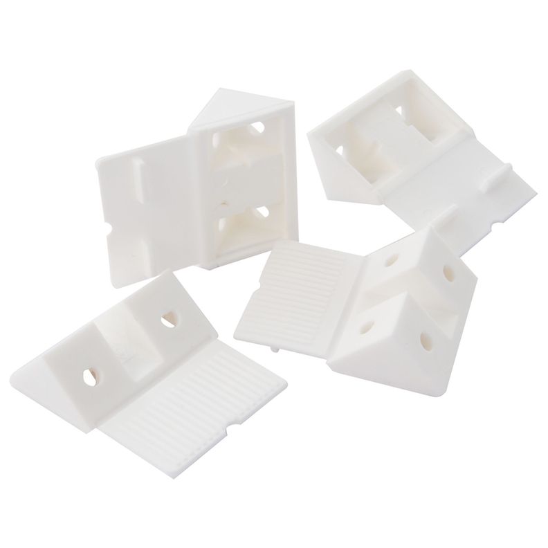 Escuadra triangular doble blanca Dvp-1