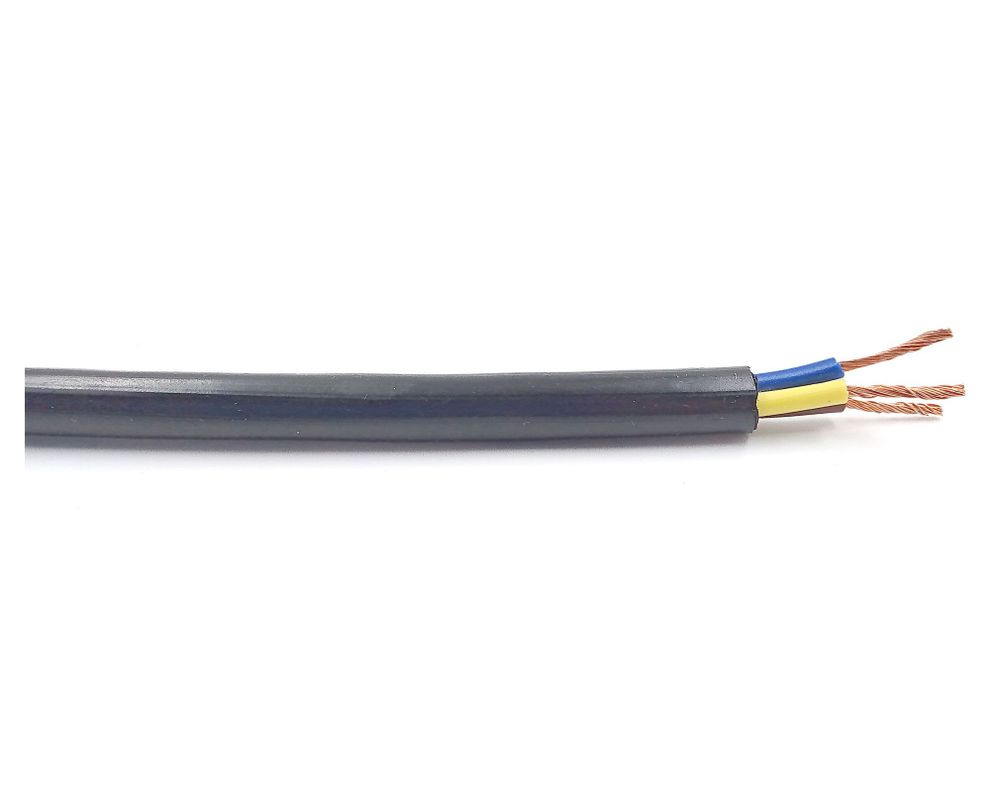 Cordón H05 3x0.75 mm 1 m negro Electromex-0
