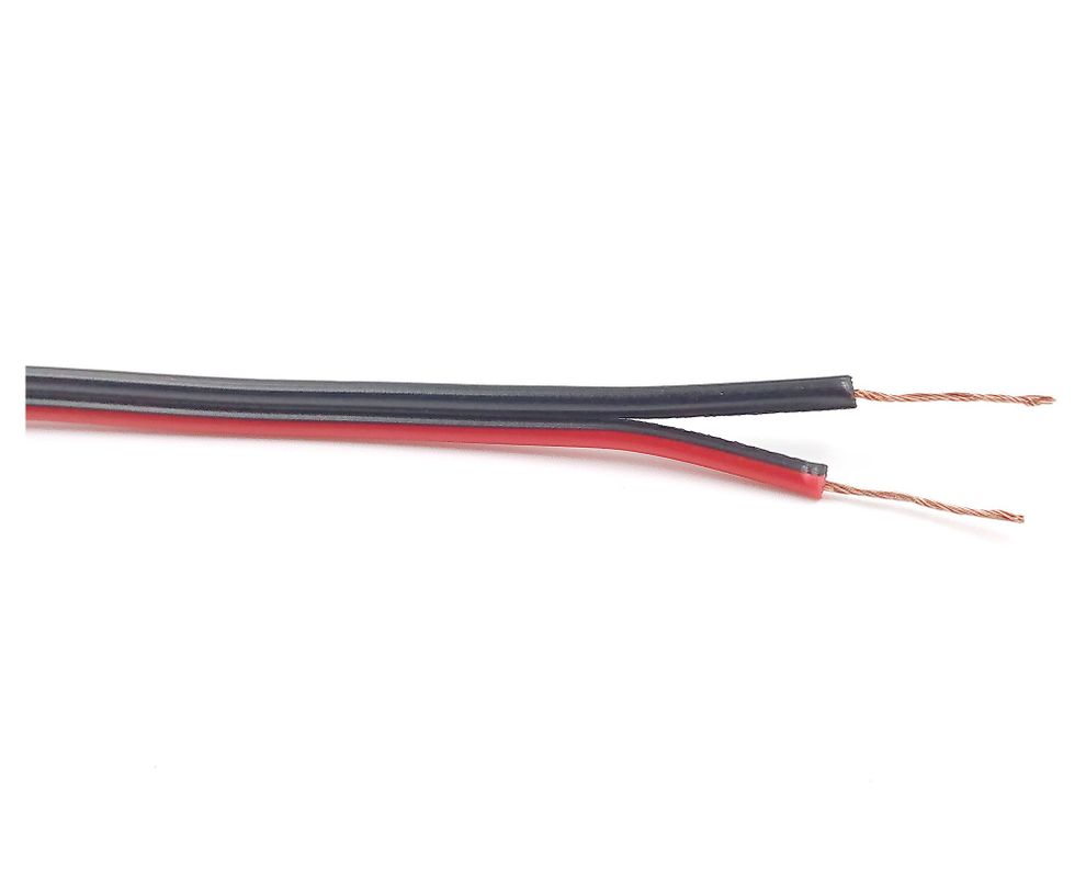Cable SPT 2x18 AWG 1 m negro/rojo Electromex-0