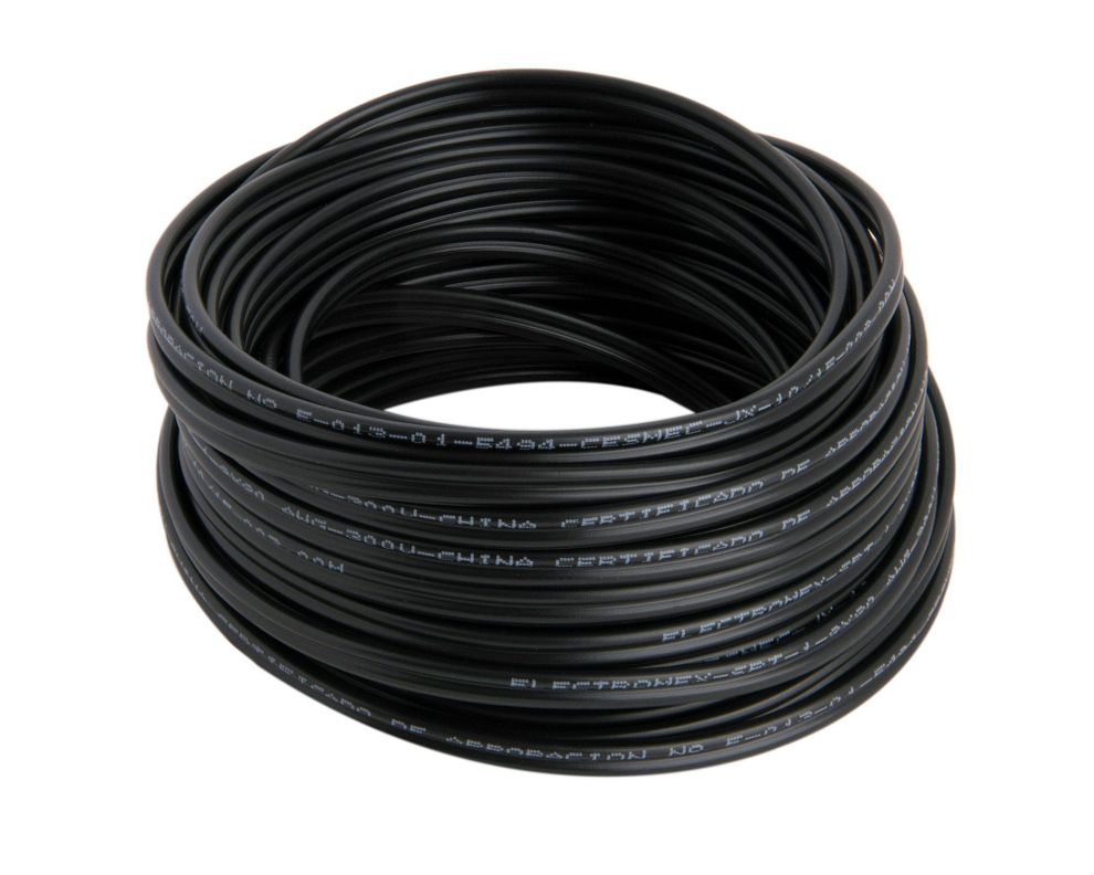 Rollo cable spt 2 x 20 negro 10 mts Electromex-0