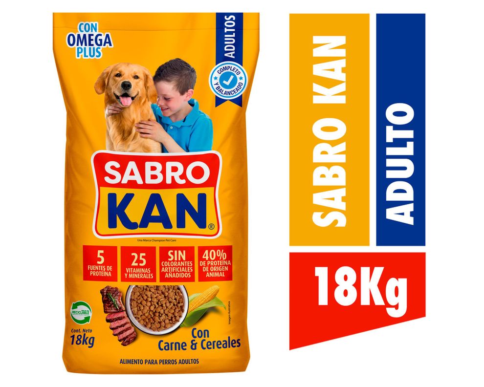 Alimento perro 18 kg carne Sabrokan-0