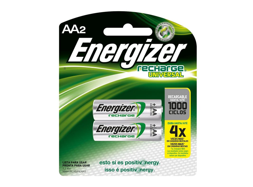 Pila Recargable AA 2 unidades Energizer-1