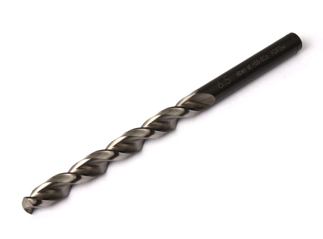 Broca corta para metal 7 mm din 338 hss forte cobalt Alpen-0