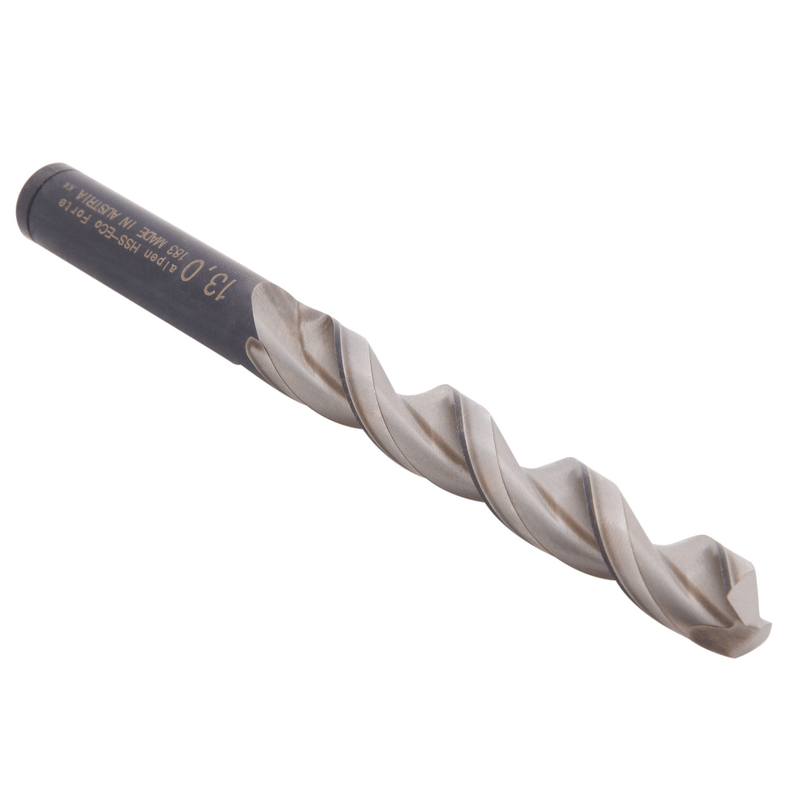 Broca corta para metal 13 mm din 338 hss forte cobalt Alpen-0