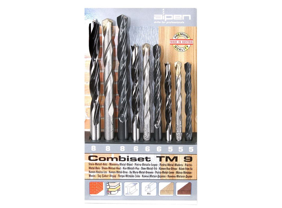 Juego broca tm 9 universal alpen Alpen-0