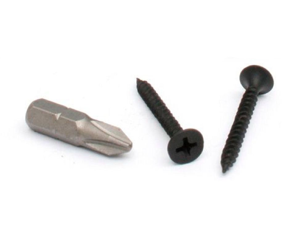 Tornillo volcanita 6 x 1 1/4 balde 1000 unidades+punta philips 2 Imporper-0