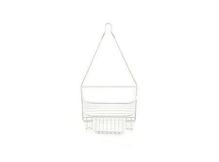 Organizador baño 46x26x11 cm blanco Cotidiana-0