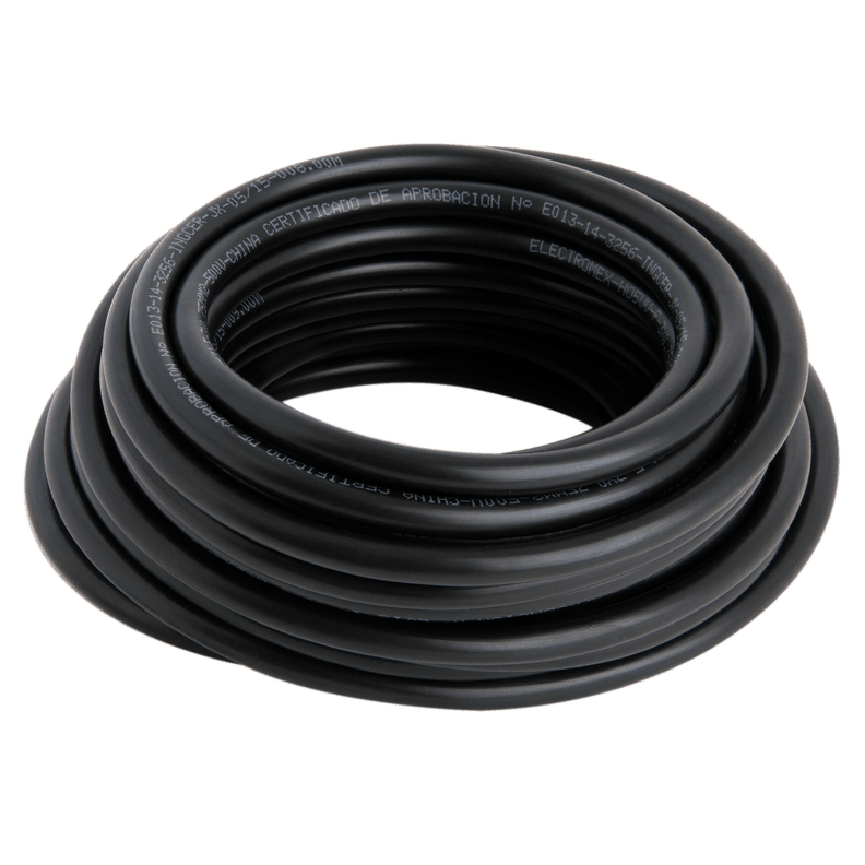 Rollo cordón h 05 vv-f negro 10 mt Electromex-0