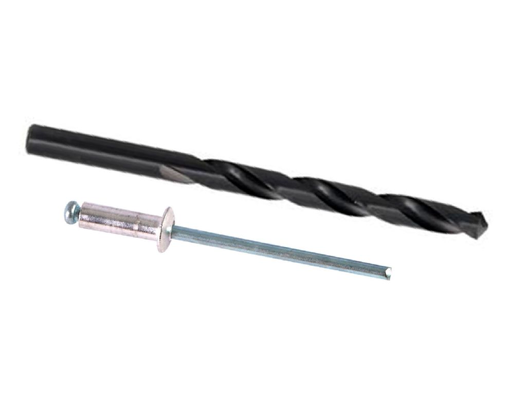 Remache tipo Pop 3,2 x 8 mm + Broca 1000 unidades Imporper-0