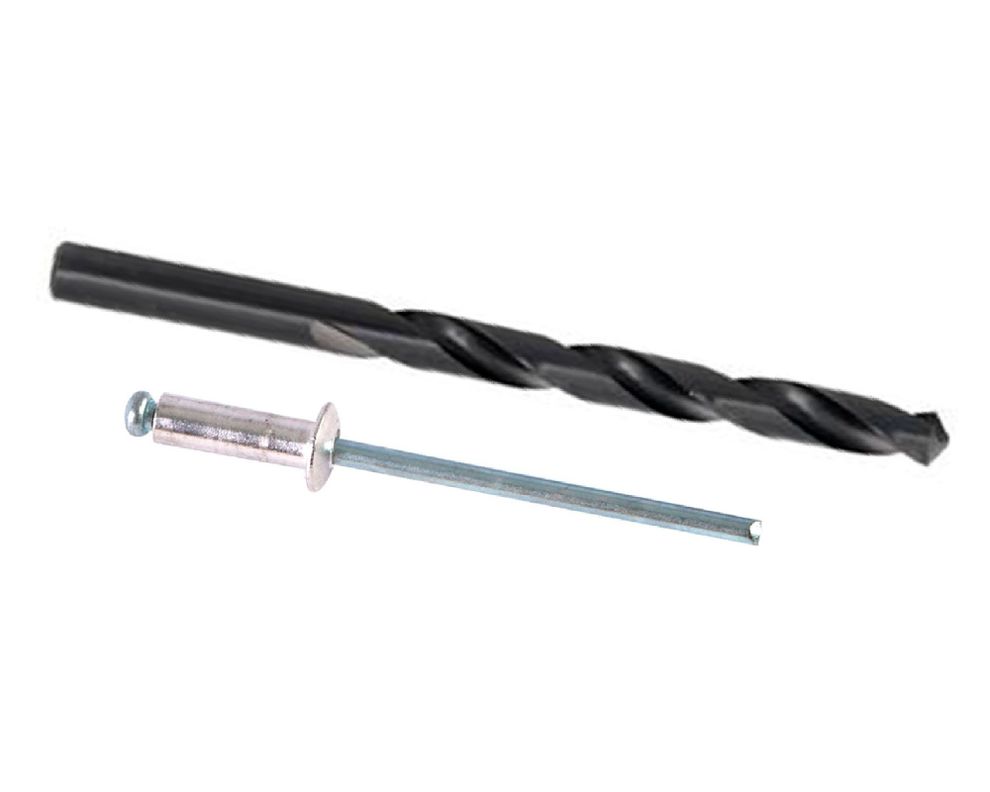 Remache tipo Pop 3,2 x 17 mm + Broca 1000 unidades Imporper-0
