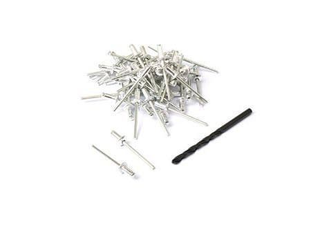 Remache tipo Pop 4 x 8 mm + Broca 1000 unidades Imporper-0