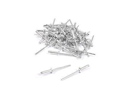 Remache tipo Pop 4 x 14 mm + Broca 500 unidades Imporper-0