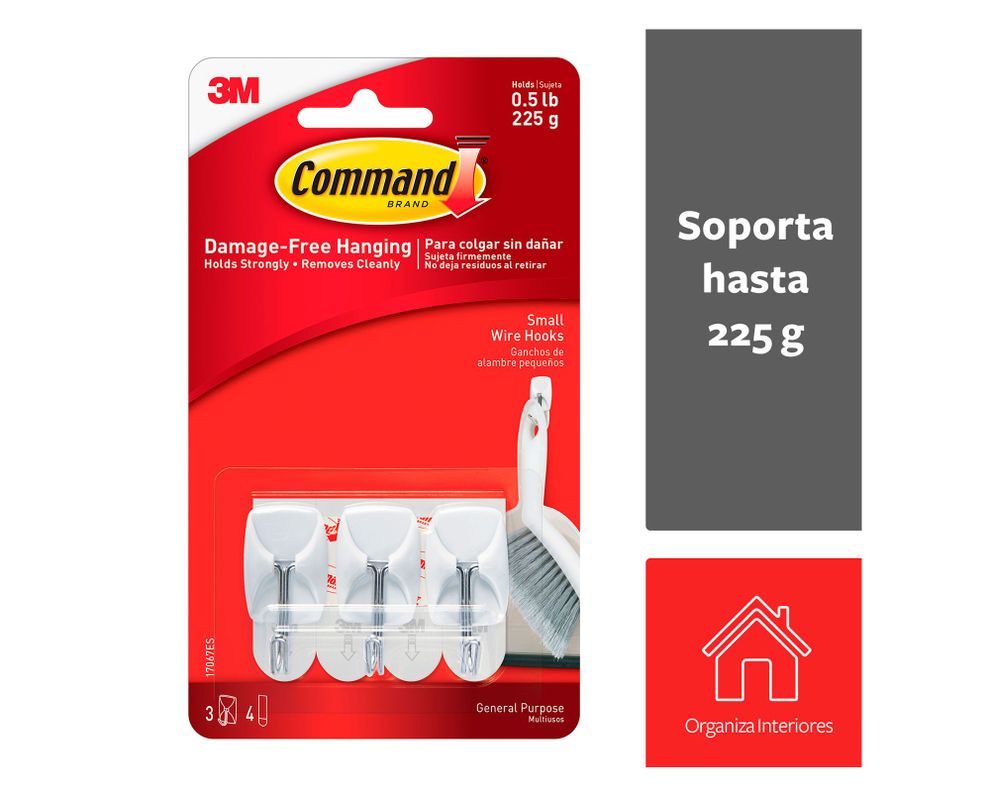 Gancho para utensilios blanco Command-0